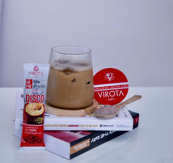 Cà Phê Hoà Tan 4 In 1 | Cà Phê Sữa Uống Liền Disco Virota Cafe