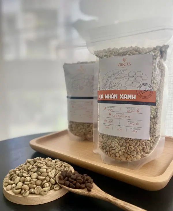 Cà phê nhân xanh | Virota Cafe