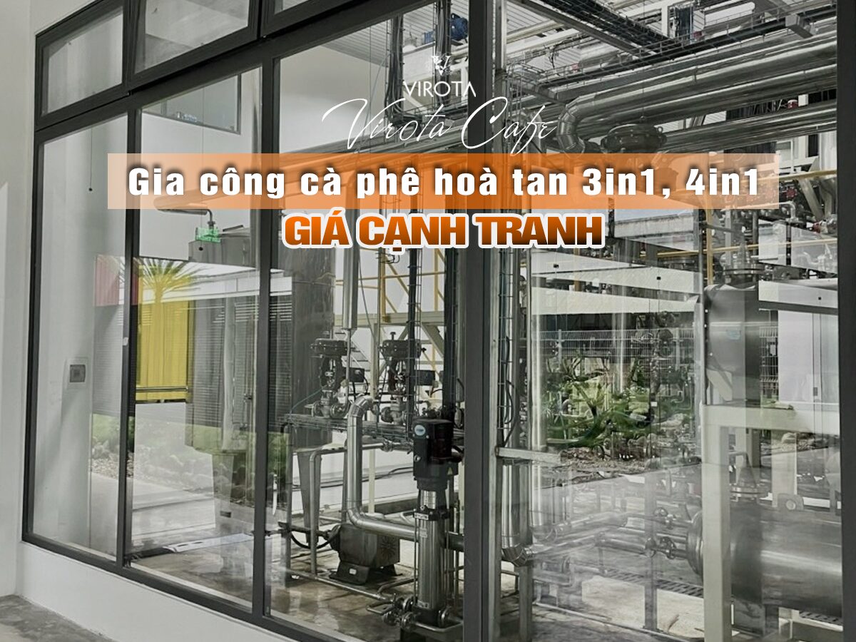 Gia công cà phê hoà tan 3in1 4in1